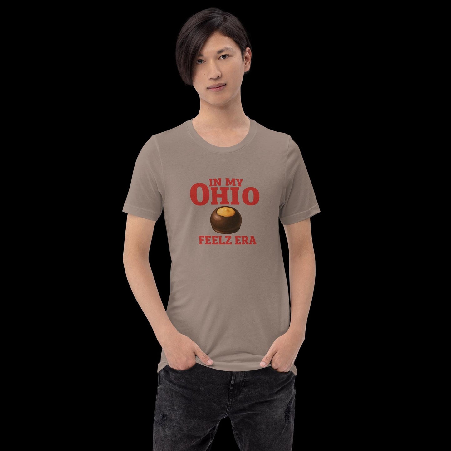 In My Ohio Feelz Buckeye Unisex Bella 3001 Gift, Souvenir, Birthday, Christmas, or just because