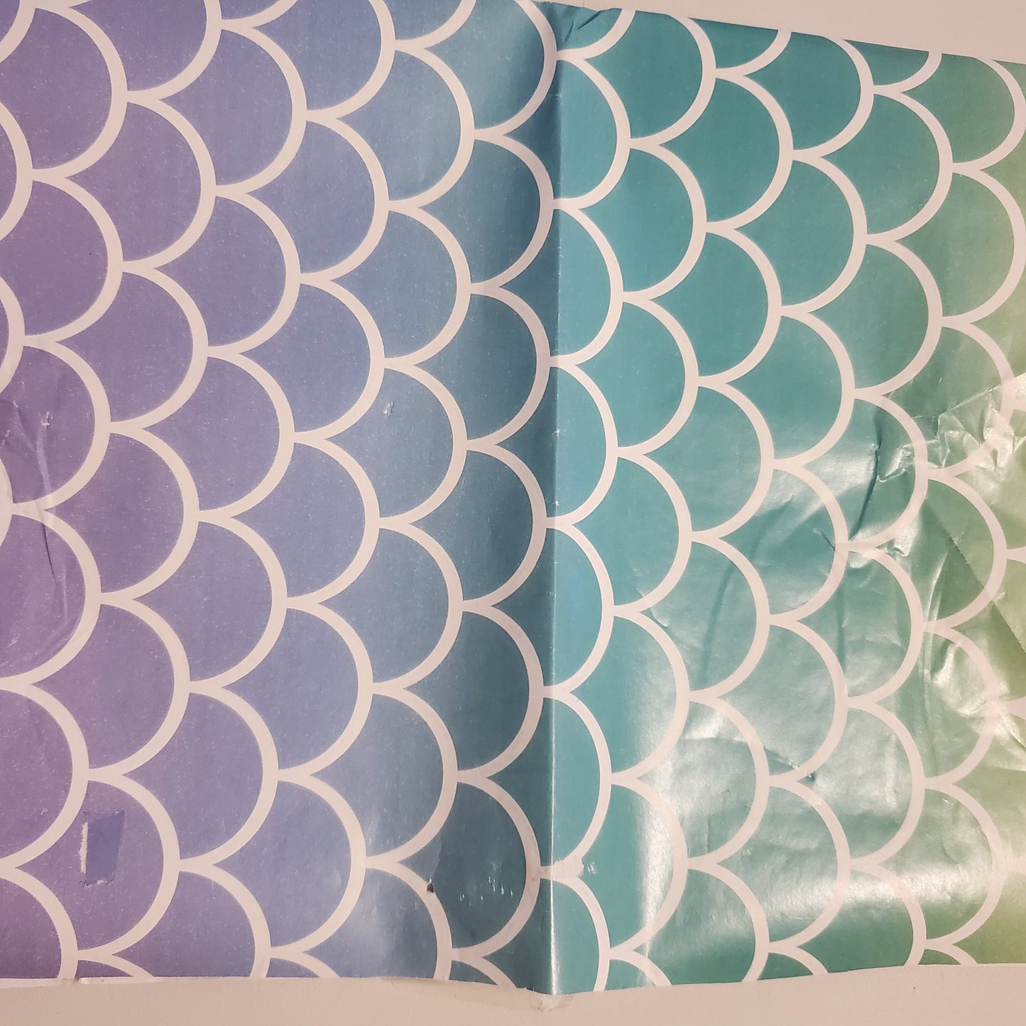 Busy Kits for Kids - How to Catch a Mermaid Add On -Wrapping paper/Blue-green ombre