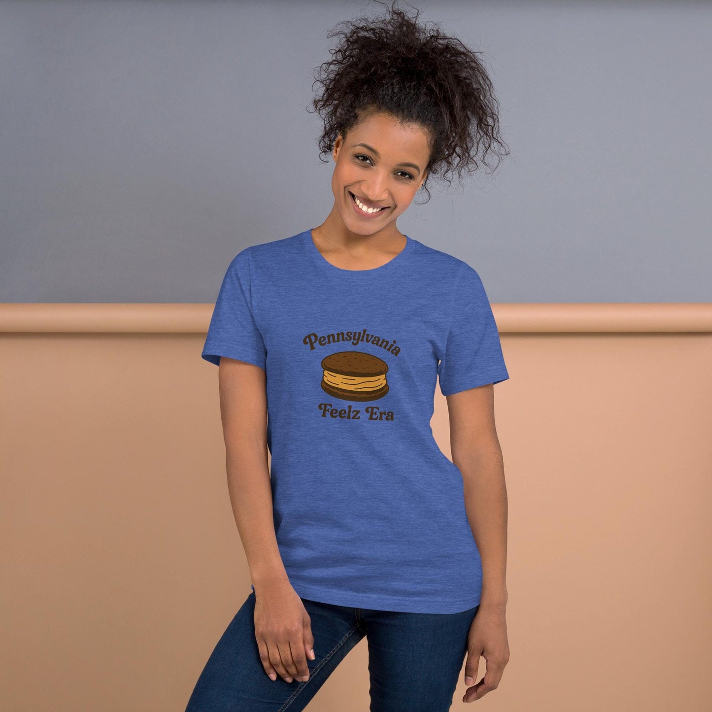Pennsylvania Feelz Era - Unisex t-shirt-Bella Canvas 3001 Gift, Souvenir, or just because
