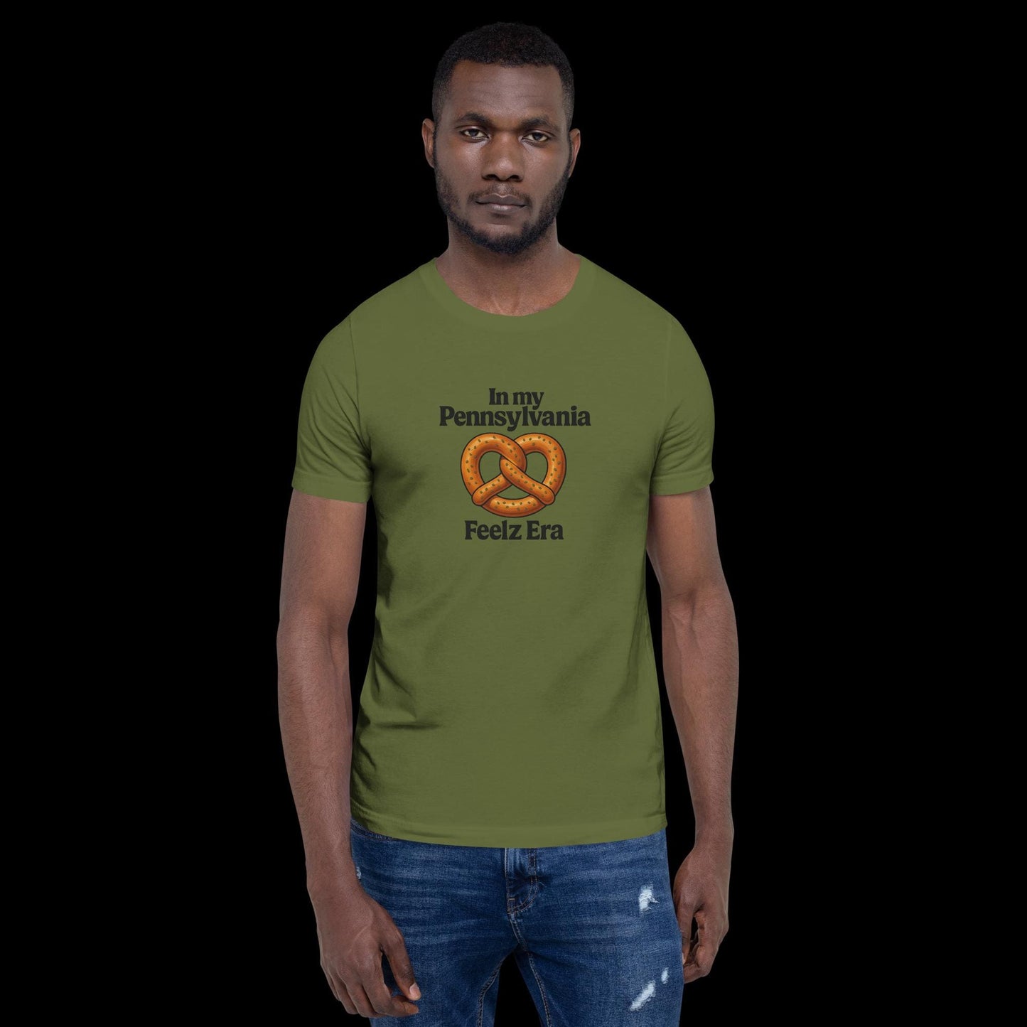 In My Pennsylvania Feelz Era -Pretzel Edition -Unisex t-shirt - Bella 3001 - gift, souvenir, or just because