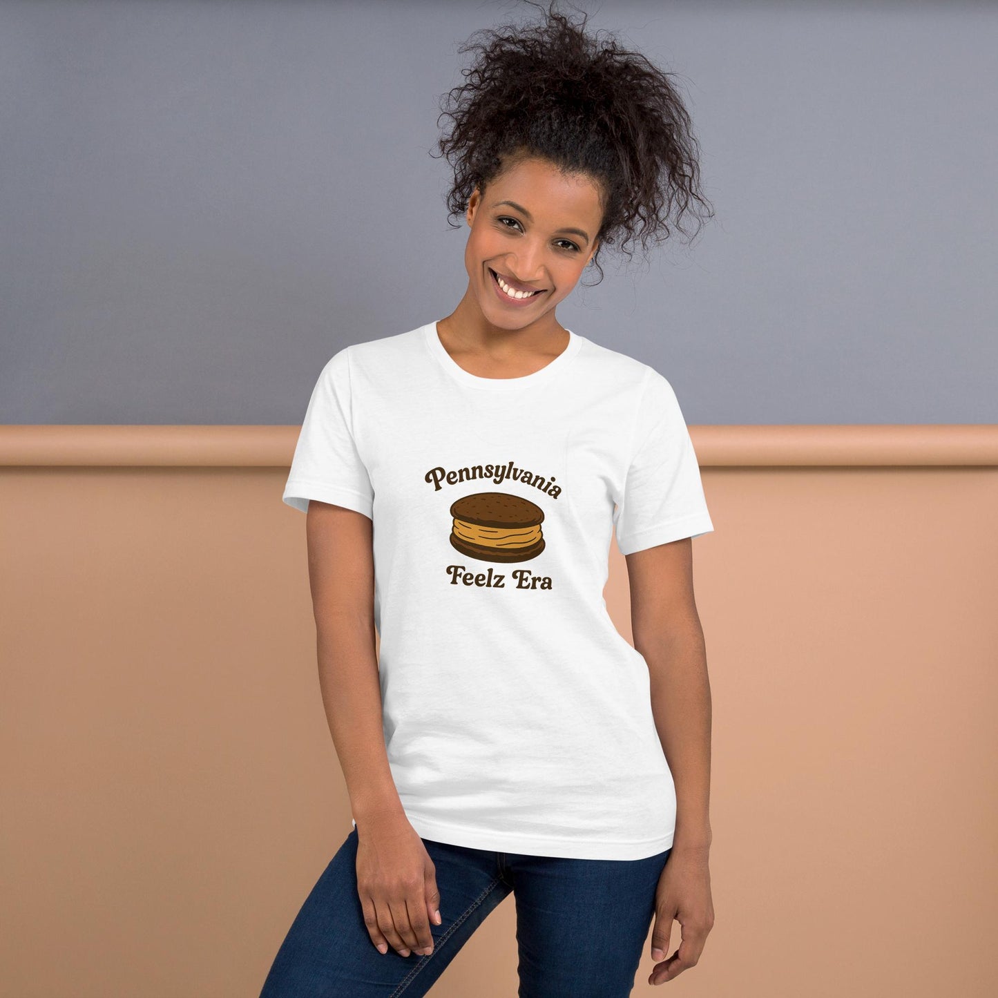 Pennsylvania Feelz Era - Unisex t-shirt-Bella Canvas 3001 Gift, Souvenir, or just because