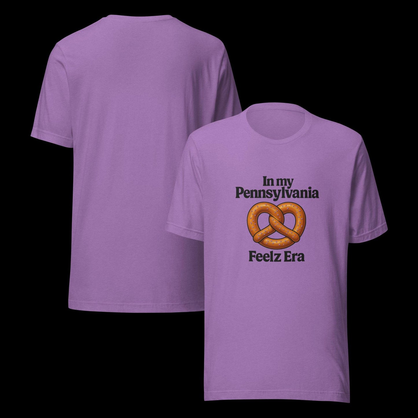 In My Pennsylvania Feelz Era -Pretzel Edition -Unisex t-shirt - Bella 3001 - gift, souvenir, or just because