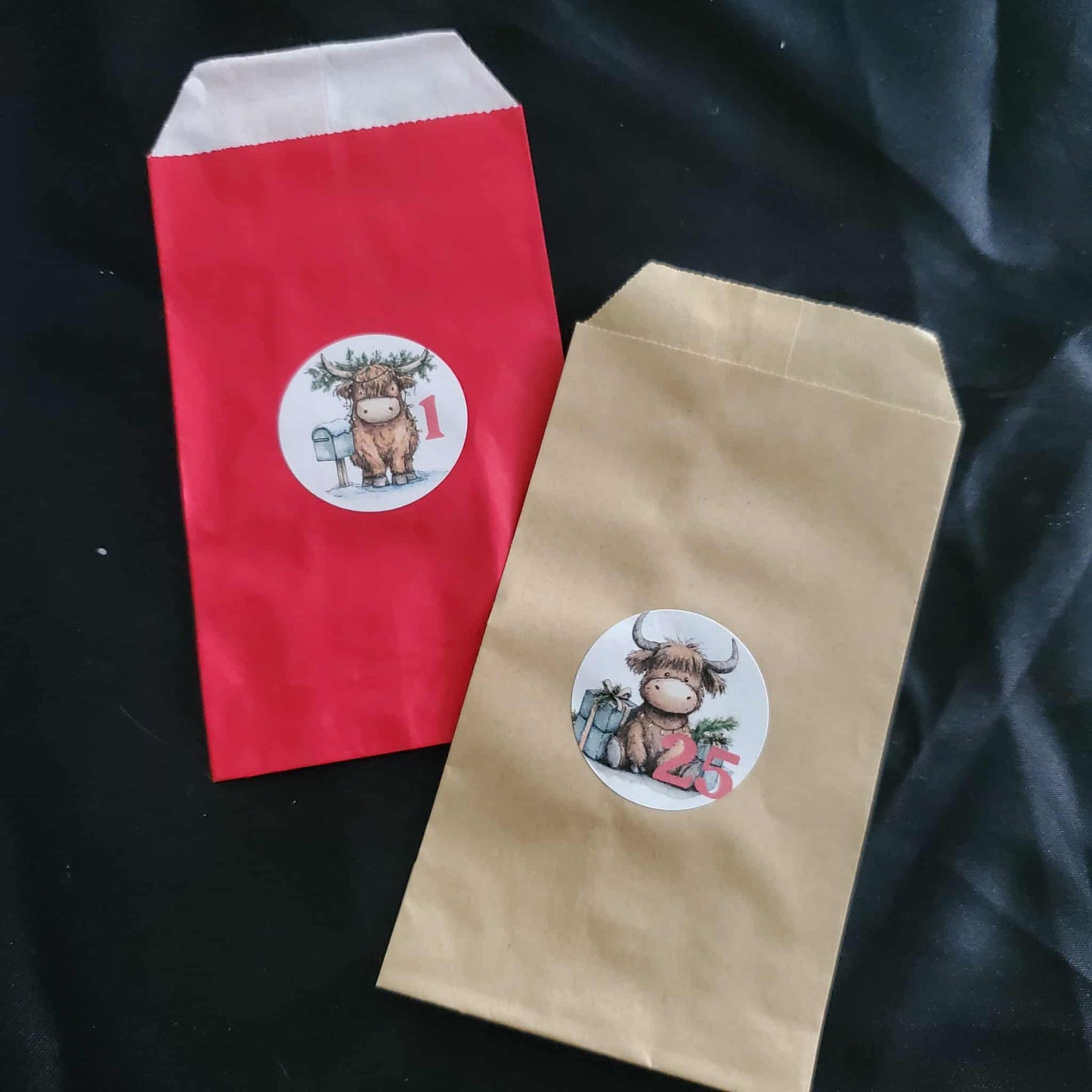 Holiday - Advent Kit- Highland Cow - Set of 24