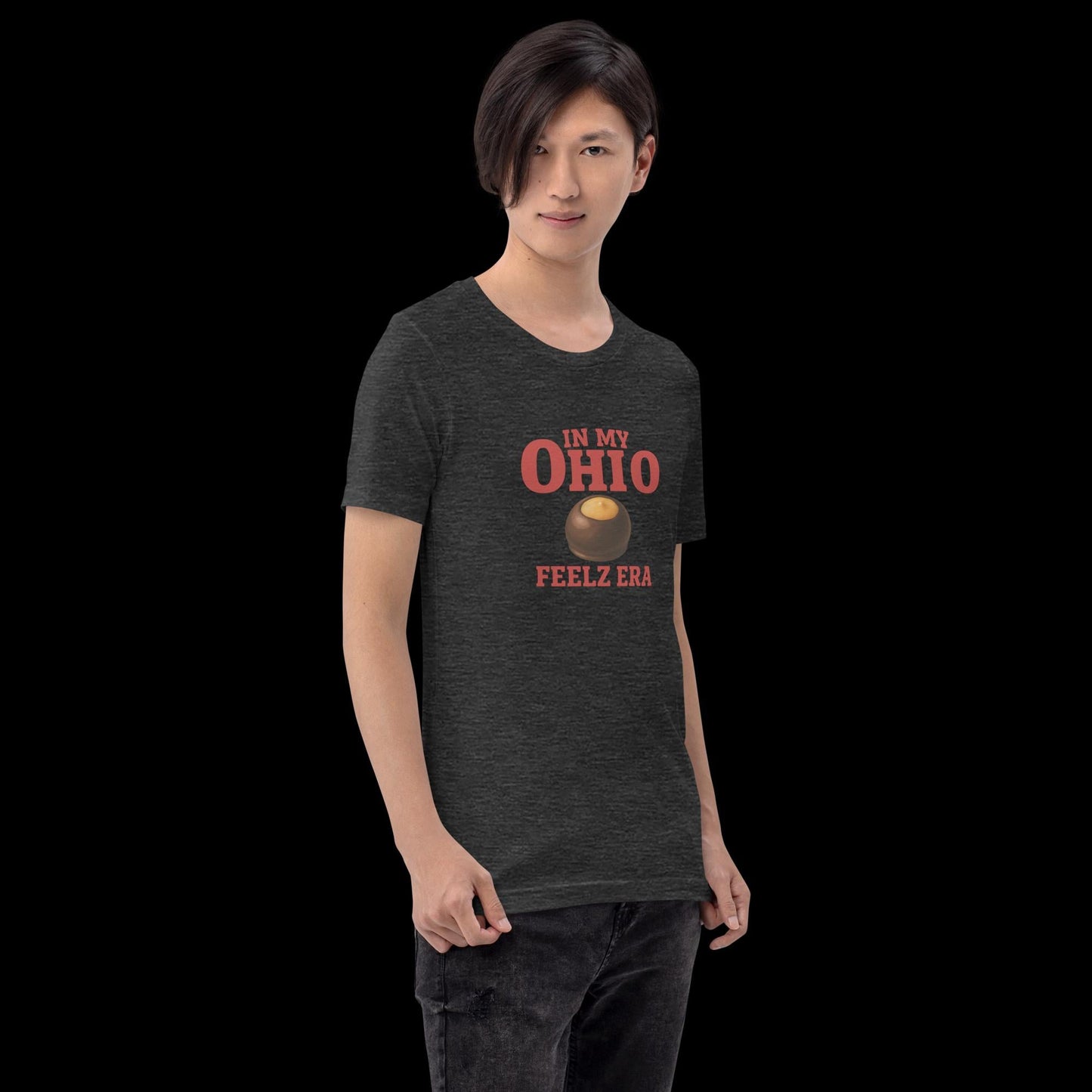 In My Ohio Feelz Buckeye Unisex Bella 3001 Gift, Souvenir, Birthday, Christmas, or just because