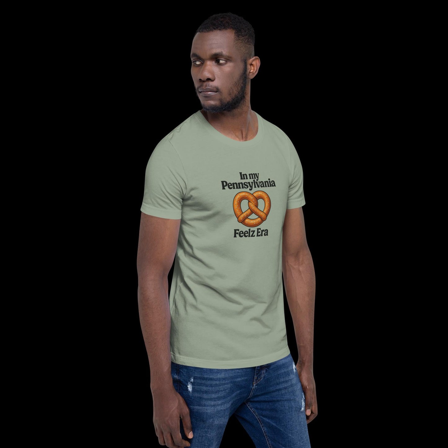In My Pennsylvania Feelz Era -Pretzel Edition -Unisex t-shirt - Bella 3001 - gift, souvenir, or just because