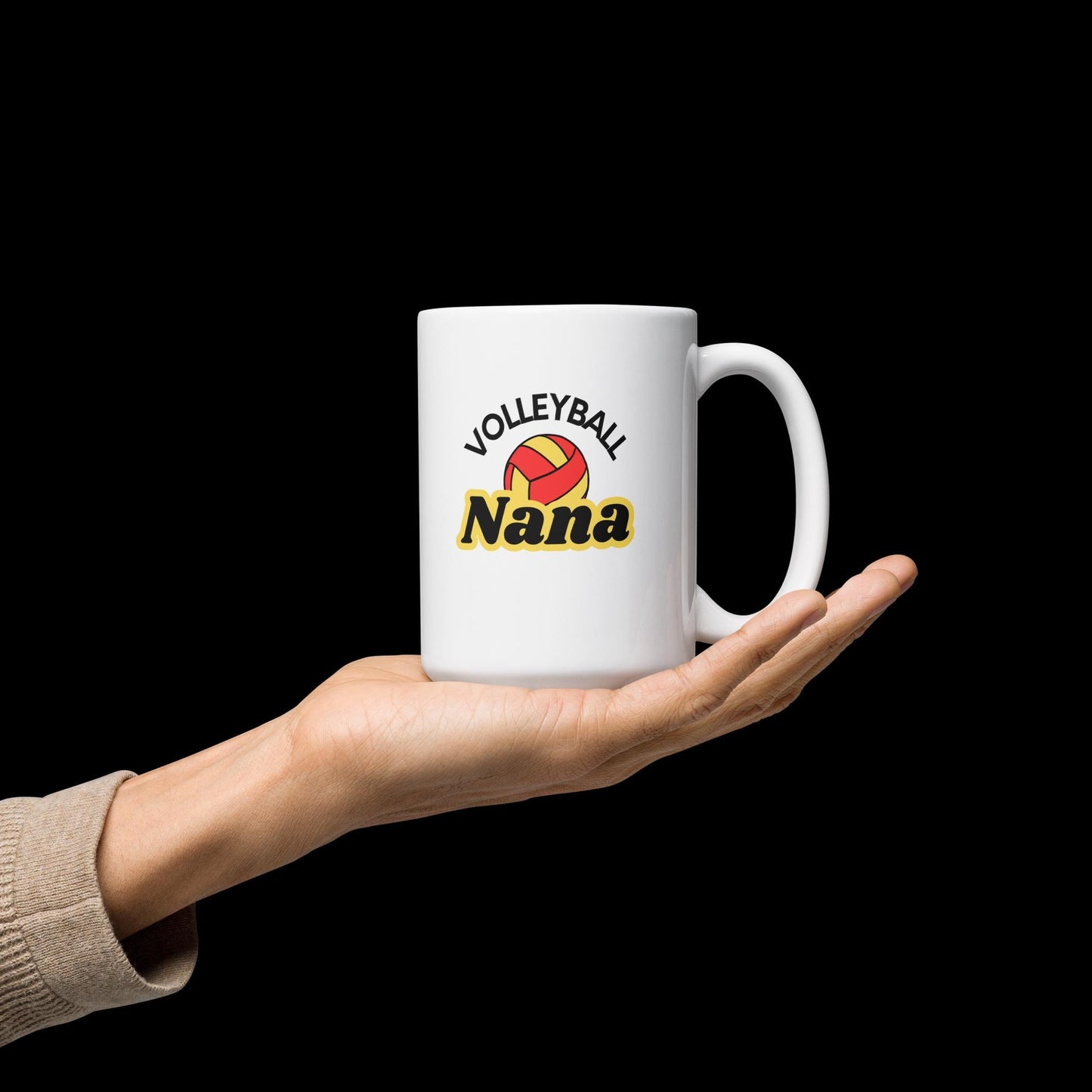 Volleyball Nana Mug - great gift for birthdays, Christmas, Grandparent's day or just because