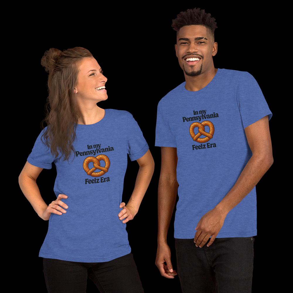 In My Pennsylvania Feelz Era -Pretzel Edition -Unisex t-shirt - Bella 3001 - gift, souvenir, or just because