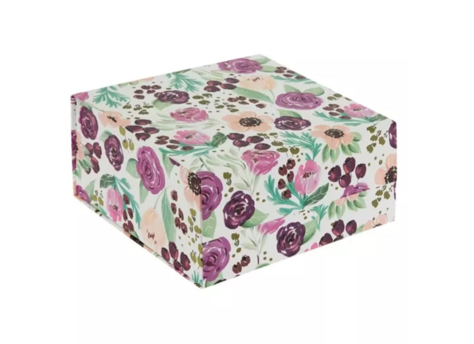 Celebration Birthday Bundle gift set - Burgundy floral box