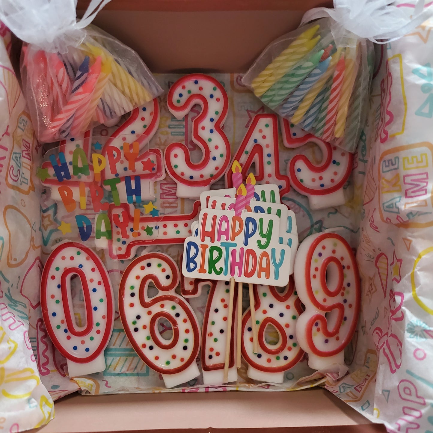 Celebration Birthday Bundle gift set - Rose Gold Box with Ribbon