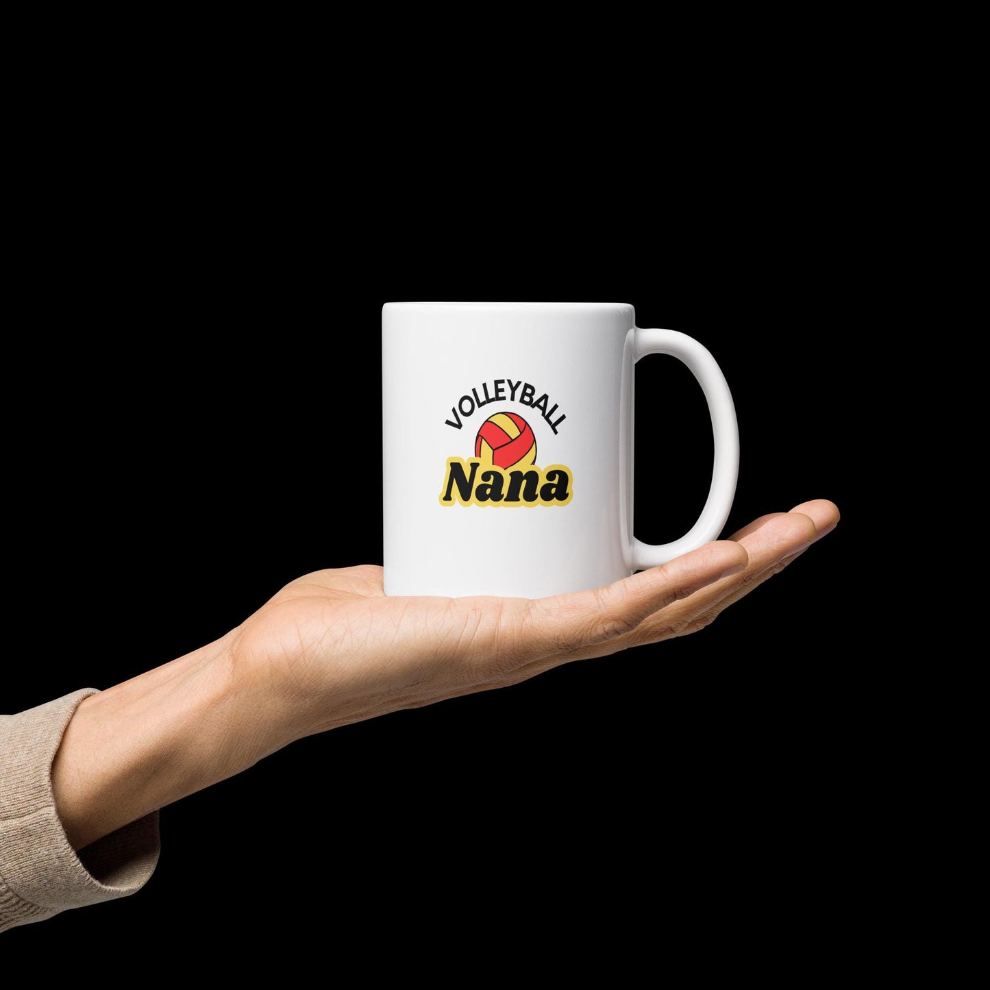 Volleyball Nana Mug - great gift for birthdays, Christmas, Grandparent's day or just because