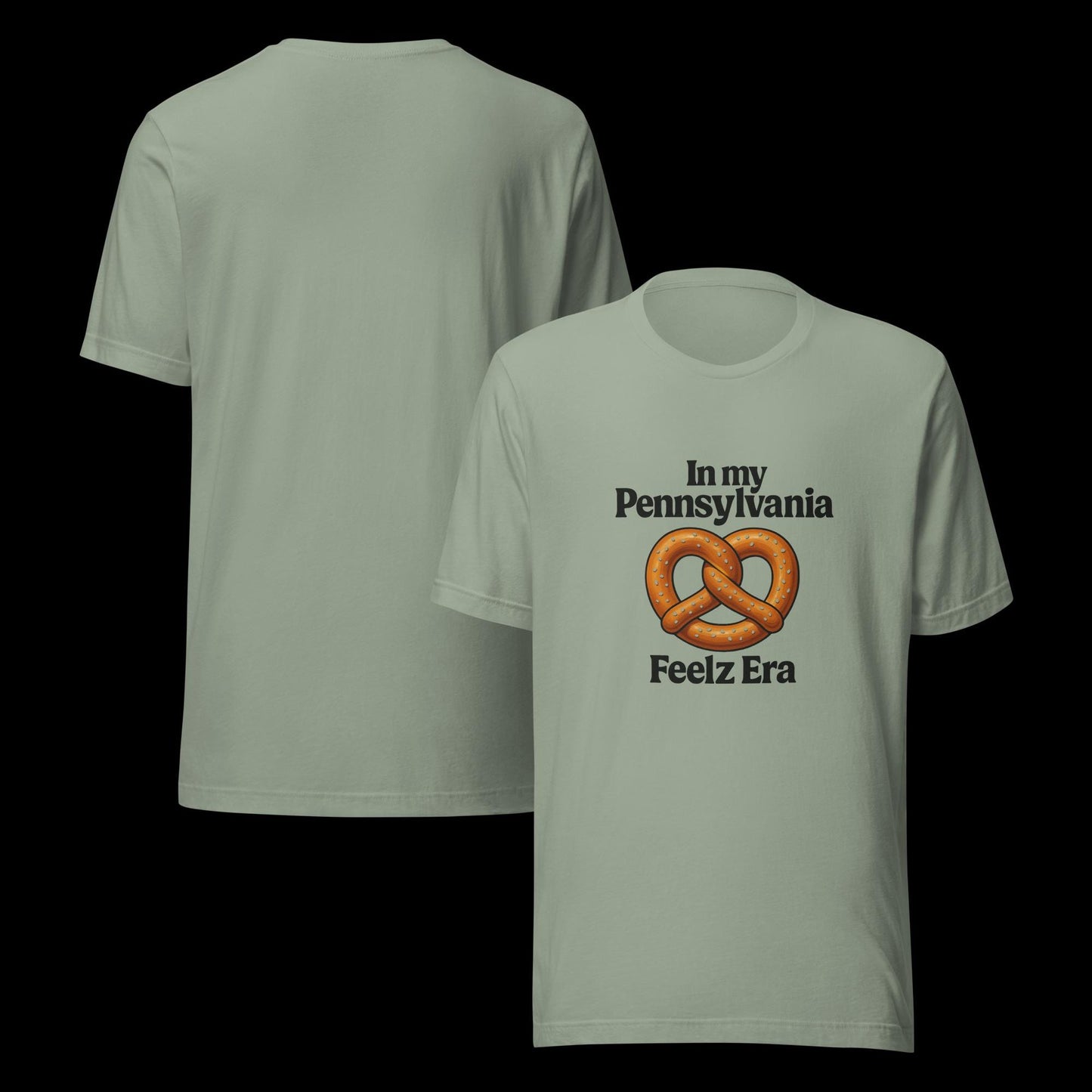 In My Pennsylvania Feelz Era -Pretzel Edition -Unisex t-shirt - Bella 3001 - gift, souvenir, or just because
