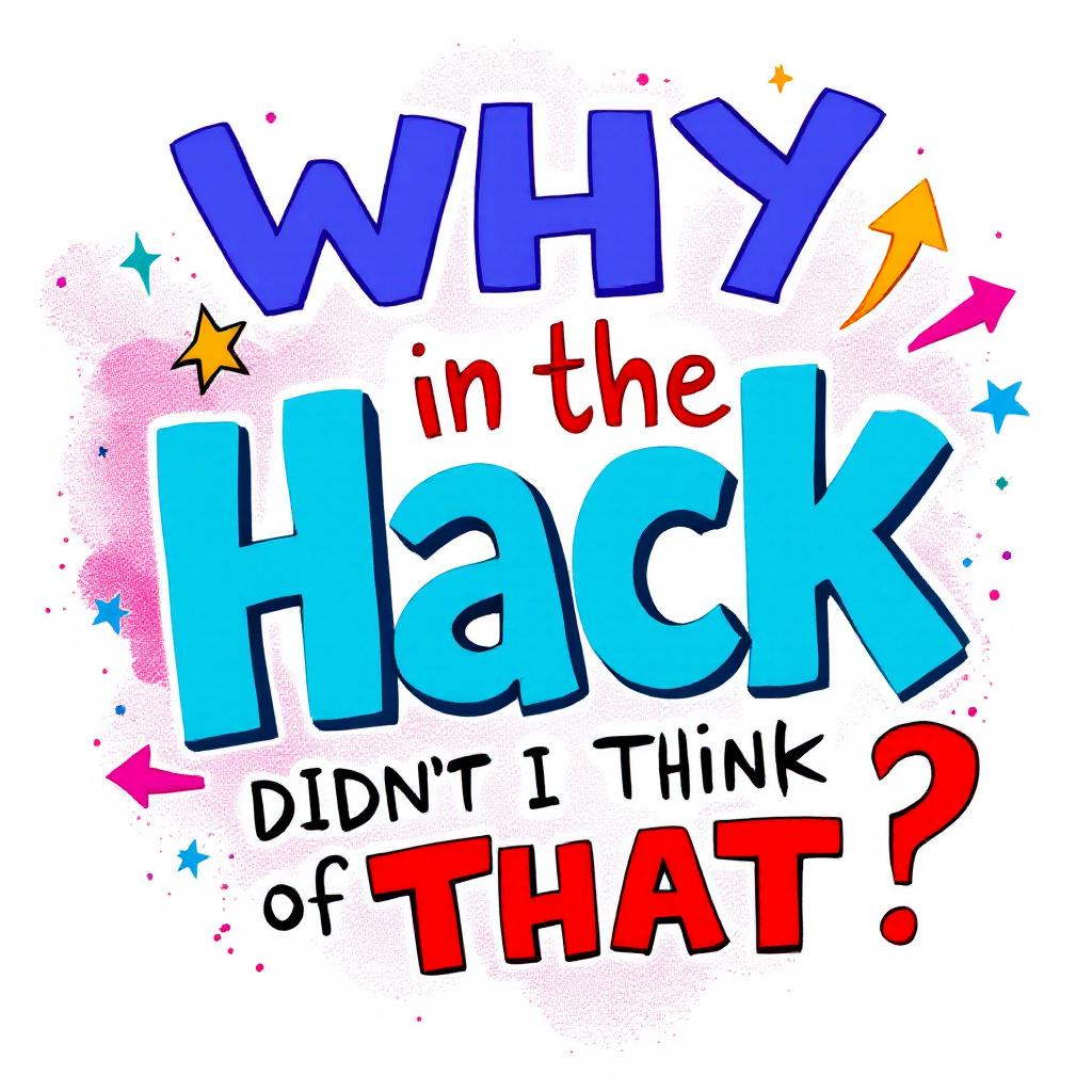 Why in the Hack Didn't Know That - Coming Soon