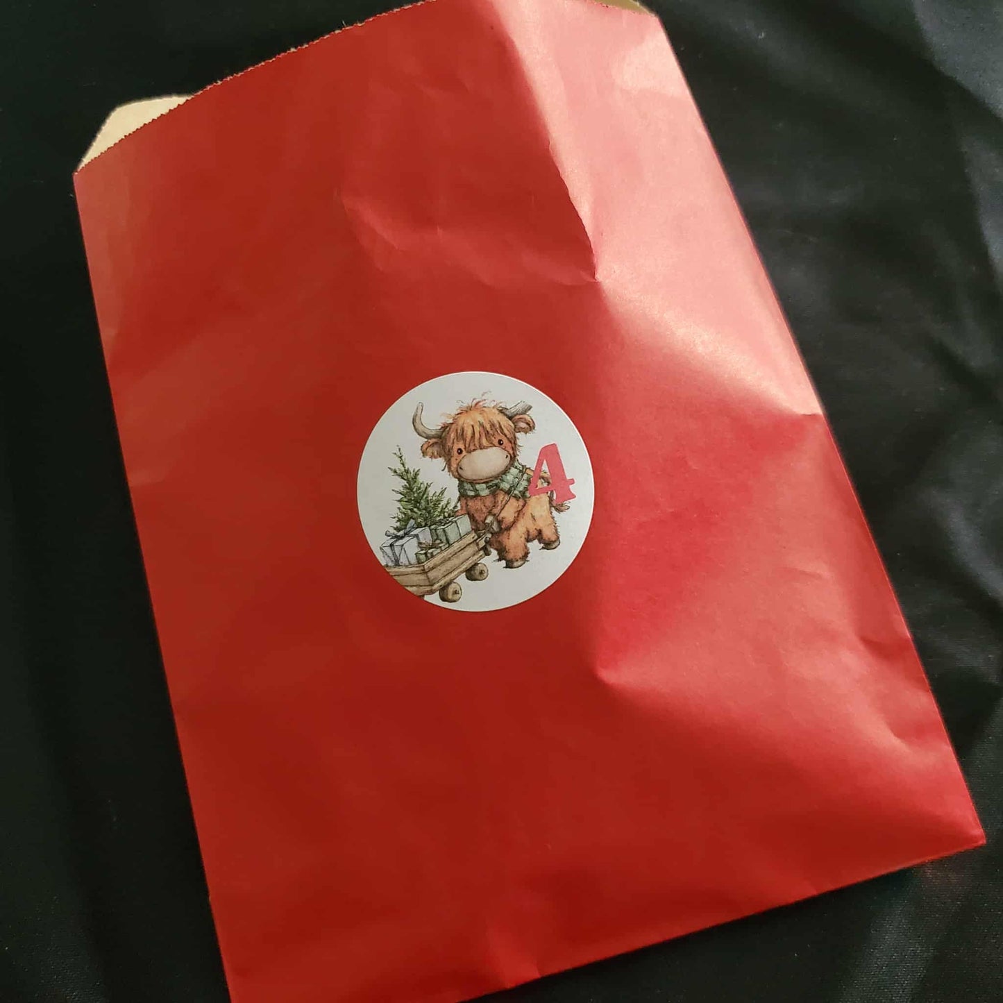 Holiday - Advent Kit- Highland Cow - Set of 24