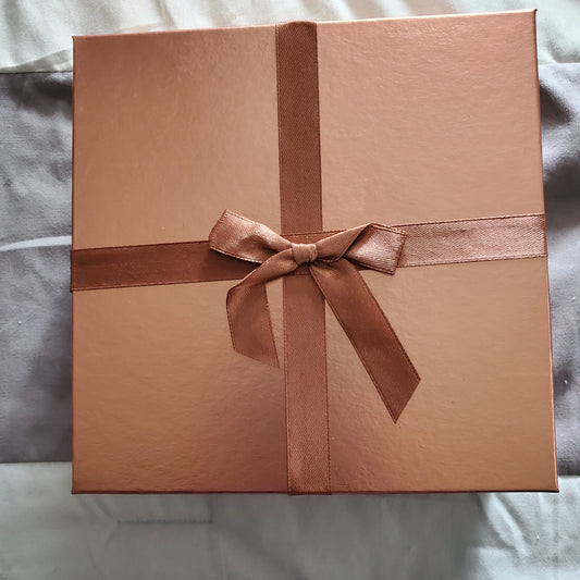 Celebration Birthday Bundle gift set - Rose Gold Box with Ribbon