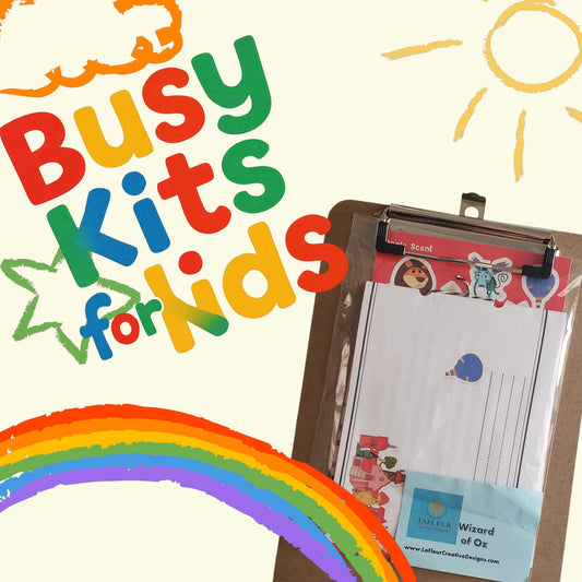 Busy Kits for Kids - Wizard of Oz Storybook - Apple Scratch and Sniff - Clipboard