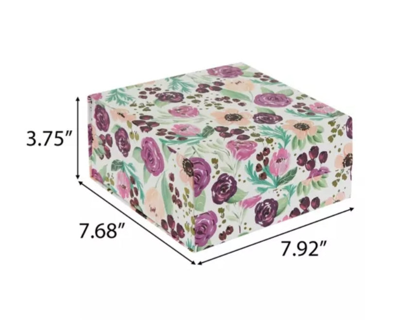 Celebration Birthday Bundle gift set - Burgundy floral box