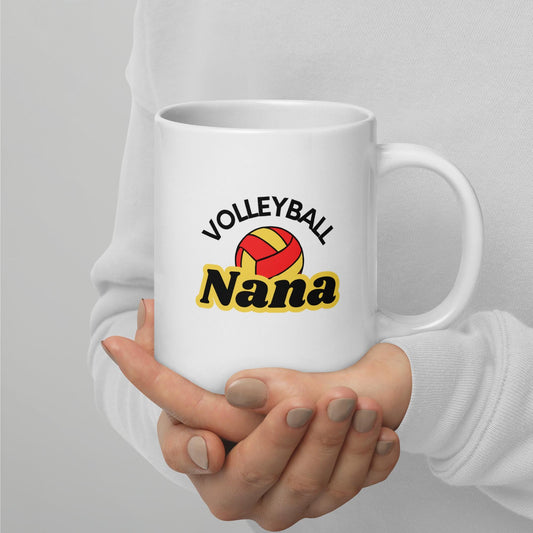 Volleyball Nana Mug - great gift for birthdays, Christmas, Grandparent's day or just because